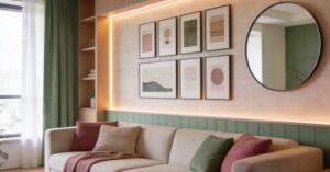 Co powiesić na ścianie w salonie? 15 inspiracji i pomysłów na aranżację